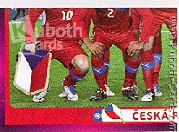 Fussball 2012 Panini EM - No 140 - Mannschaftsbild Tschechien