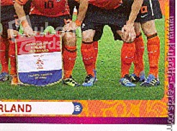 Fussball 2012 Panini EM - No 170 - Mannschaftsbild Niederlande