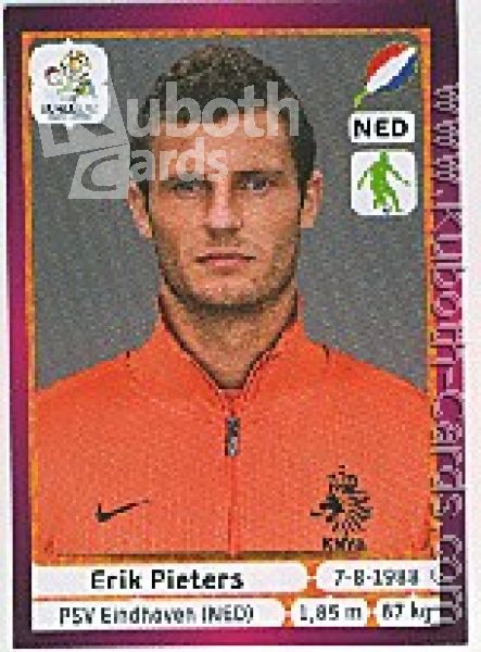 Fussball 2012 Panini EM - No 176 - Erik Pieters