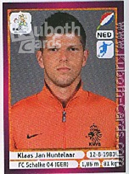 Fussball 2012 Panini EM - No 190 - Klaas Jan Huntelaar