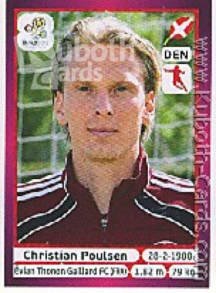 Fussball 2012 Panini EM - No 210 - Christian Poulsen