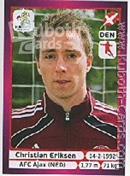 Fussball 2012 Panini EM - No 215 - Christian Eriksen