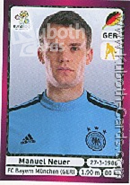 Fussball 2012 Panini EM - No 229 - Manuel Neuer