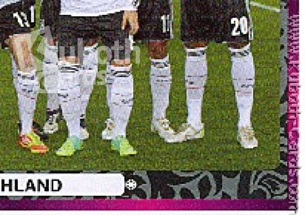 Fussball 2012 Panini EM - No 228 - Mannschaftsbild Deutschland