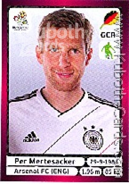 Fussball 2012 Panini EM - No 233 - Per Mertesacker