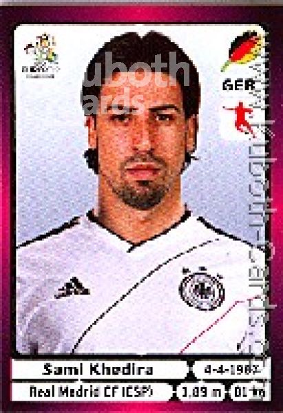 Fussball 2012 Panini EM - No 238 - Sami Khedira