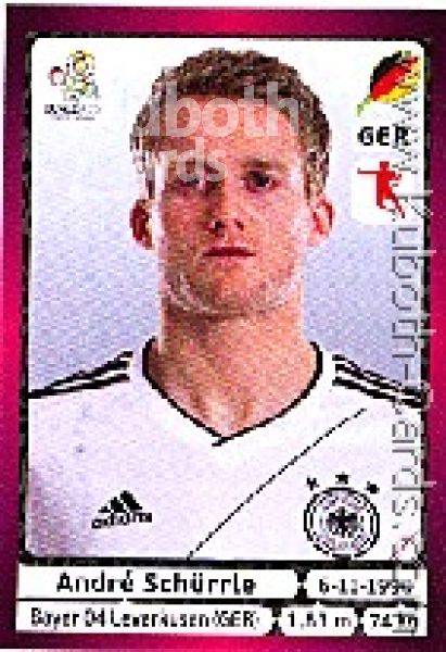Fussball 2012 Panini EM - No 246 - André Schürrle