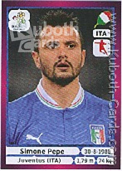 Fussball 2012 Panini EM - No 330 - Simone Pepe