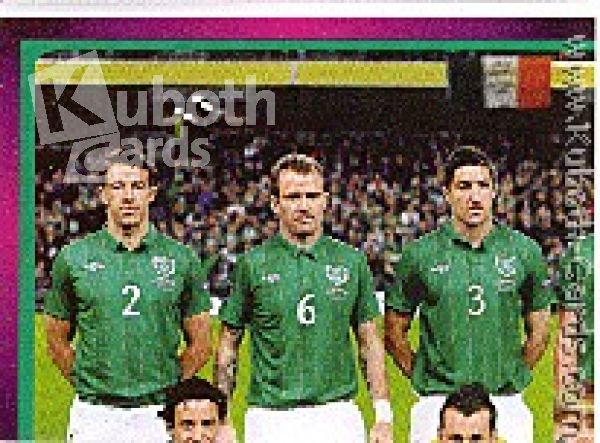 Fussball 2012 Panini EM - No 341 - Mannschaftsbild Irland