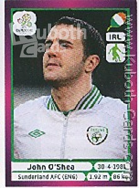 Fussball 2012 Panini EM - No 349 - John O'Shea