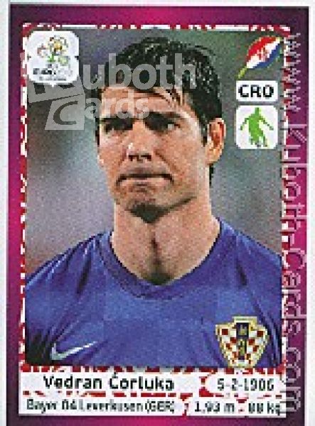 Fussball 2012 Panini EM - No 377 - Vedran Corluka