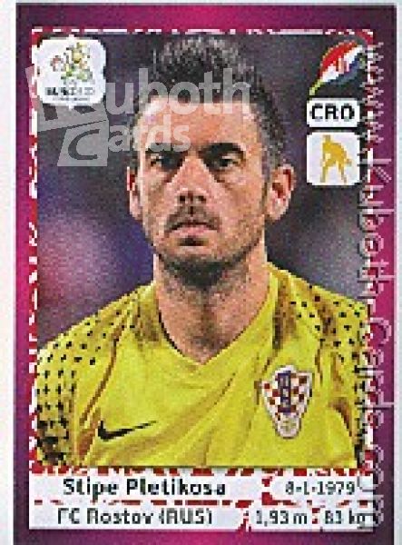 Fussball 2012 Panini EM - No 374 - Stipe Pletikosa