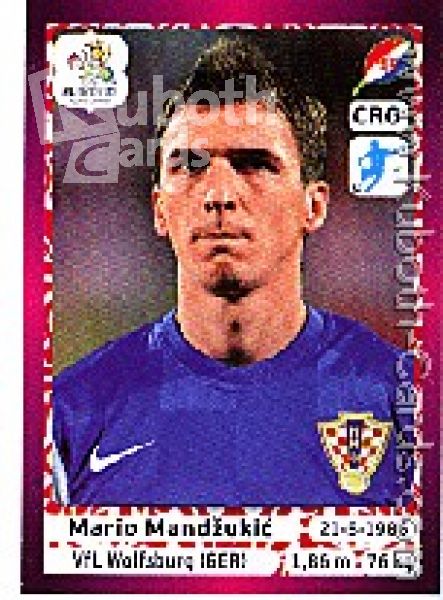 Fussball 2012 Panini EM - No 391 - Mario Mandzukic