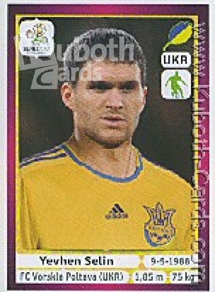 Fussball 2012 Panini EM - No 410 - Yevhen Selin