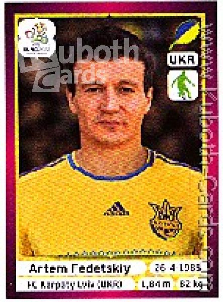 Fussball 2012 Panini EM - No 408 - Artem Fedetskiy