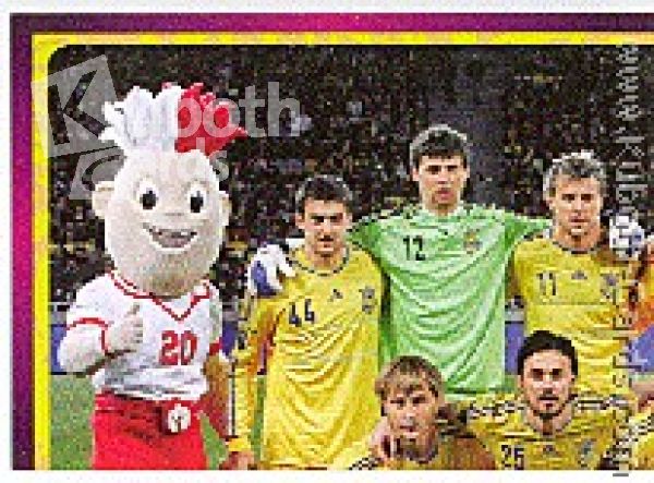 Fussball 2012 Panini EM - No 399 - Mannschaftsbild Ukraine