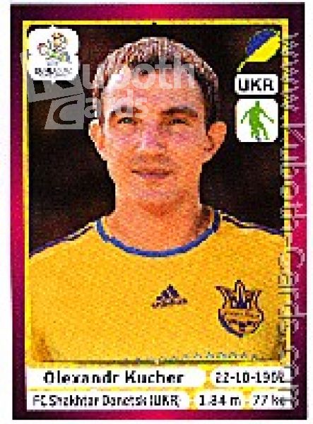 Fussball 2012 Panini EM - No 406 - Olexandr Kucher