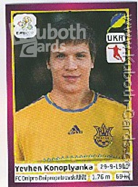 Fussball 2012 Panini EM - No 416 - Yevhen Konoplyanka