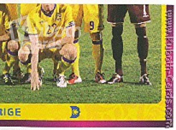 Fussball 2012 Panini EM - No 431 - Mannschaftsbild Schweden