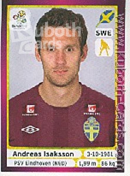 Fussball 2012 Panini EM - No 432 - Andreas Isaksson