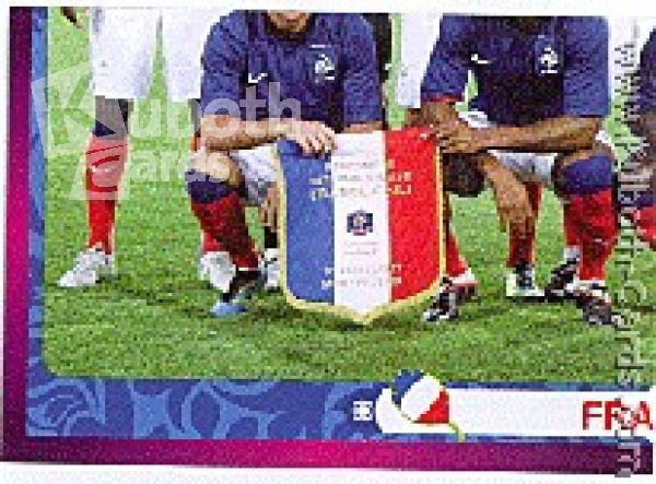 Fussball 2012 Panini EM - No 459 - Mannschaftsbild Frankreich