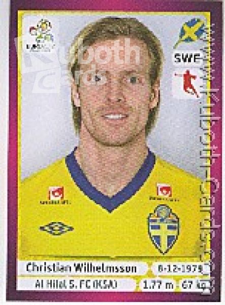 Fussball 2012 Panini EM - No 446 - Christian Wilhelmsson