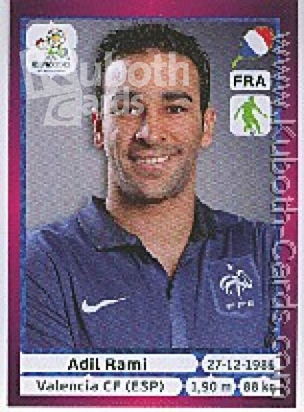 Fussball 2012 Panini EM - No 465 - Adil Rami