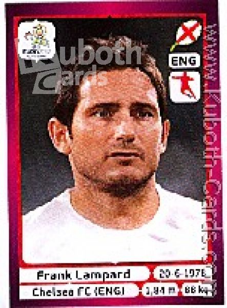 Fussball 2012 Panini EM - No 500 - Frank Lampard