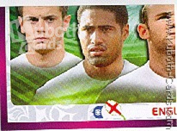 Fussball 2012 Panini EM - No 488 - Mannschaftsbild England