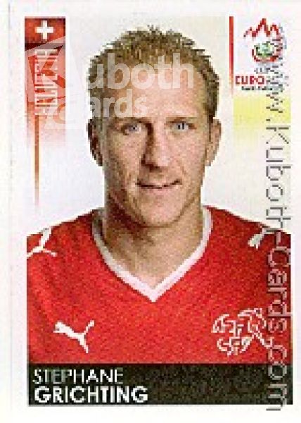 Soccer 2008 Panini European Championship - No 56 - Stephane Grichting