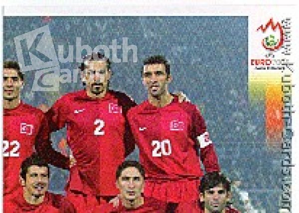 Soccer 2008 Panini European Championship - No 126 - Team picture Türkiye