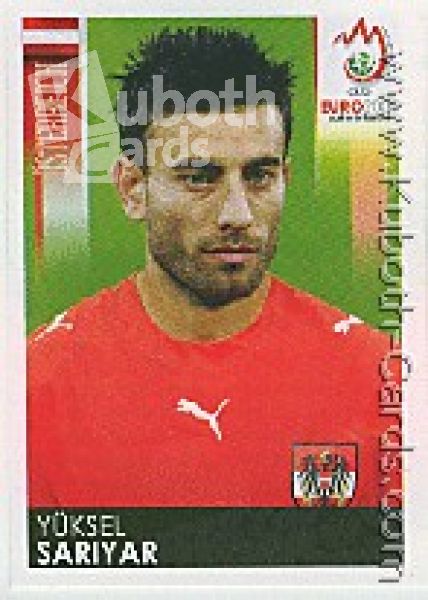 Soccer 2008 Panini European Championship - No 166 - Yüksel Sariyar