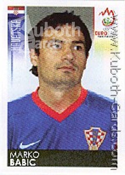 Soccer 2008 Panini European Championship - No 89 - Marko Babic