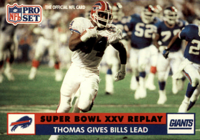 NFL 1991 ProSet - No 52 - Thurman Thomas