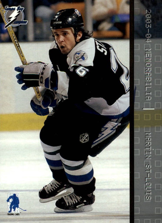 NHL 2003-04 BAP Memorabilia - No 52 - Martin St. Louis