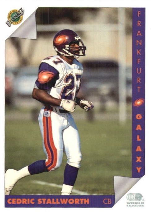 NFL 1992 Ultimate WLAF - No 52 - Cedric Stallworth