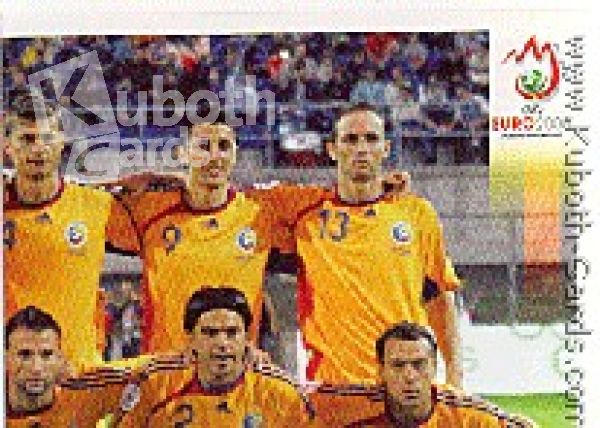 Soccer 2008 Panini European Championship - No 308 - Romania team picture