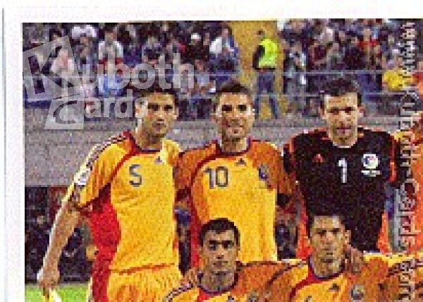 Soccer 2008 Panini European Championship - No 307 - Team picture Romania