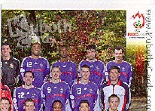 Football 2008 Panini European Championship - No 334 - Team picture France