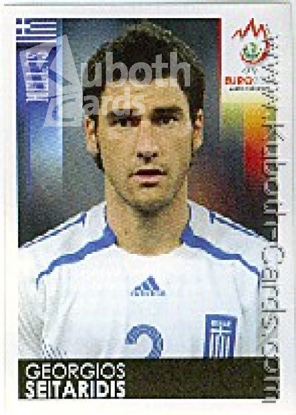Soccer 2008 Panini European Championship - No 367 - Georgios Seitaridis