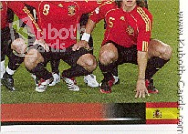 Soccer 2008 Panini European Championship - No 414 - Team picture Spain