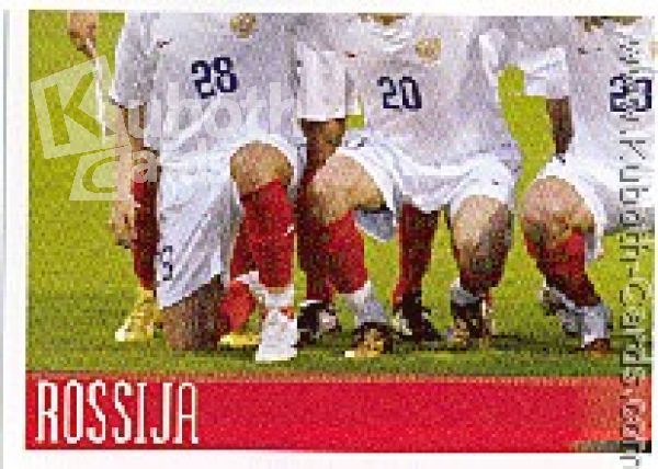 Soccer 2008 Panini European Championship - No 439 - Team picture Russia