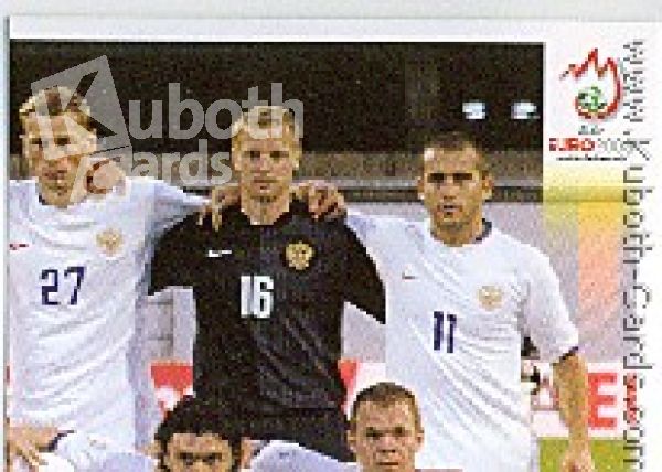 Football 2008 Panini European Championship - No 438 - Team picture Russia