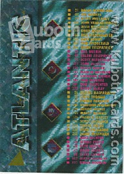 NHL 1994/95 Pinnacle Rink Collection - No 267 - Checklist