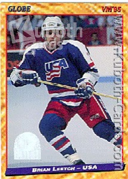NHL 1995 Swedish Globe World Championship - No 103 - Brian Leetch
