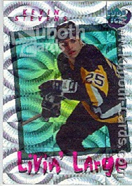 NHL 1996 Collector's Edge Ice Livin' Large - No L10 - Stevens