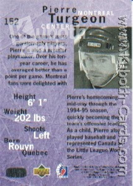 NHL 1995/96 Be A Player - No 152 - Pierre Turgeon