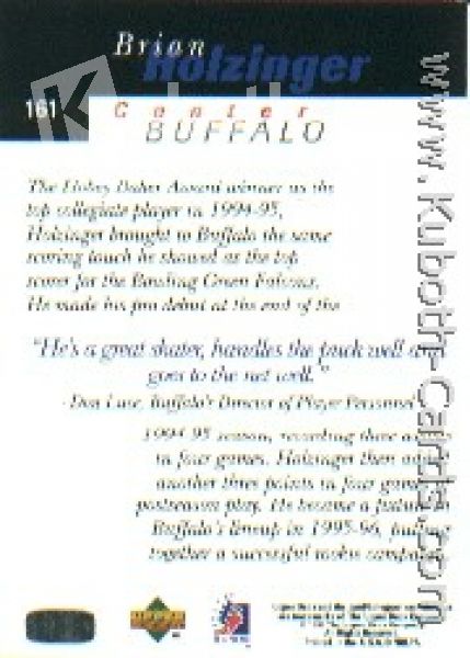 NHL 1995/96 Be A Player - No 161 - Brian Holzinger