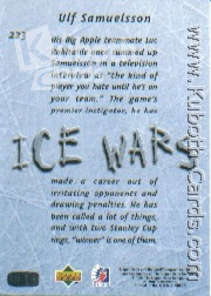 NHL 1995/96 Be A Player - No 223 - Ulf Samuelsson