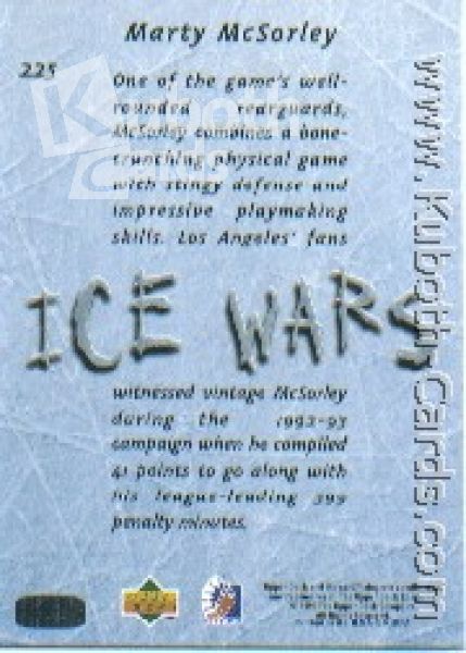 NHL 1995/96 Be A Player - No. 225 - Marty McSorley